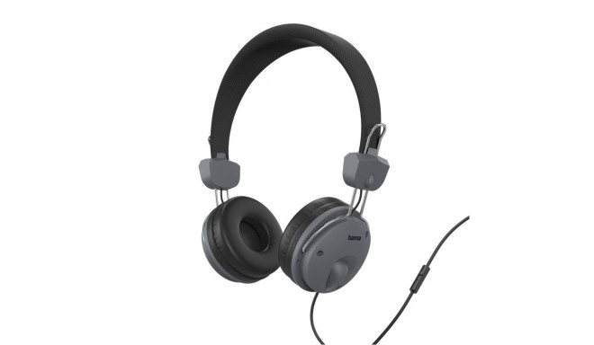 Hama Hama 00184145 Fun On-ear Headphones, Black