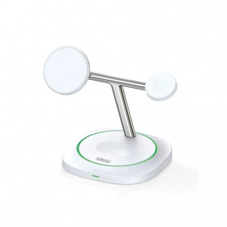 Duzzona W16 15W 3-in-1 Magnetic Wireless Charger White