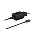 Samsung EP-TA800EBE + EP-DG980BBE Samsung 25W Travel Charger + USB-C/USB-C Data Cable Black (OOB Bul