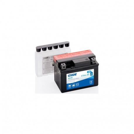 12V 3Ah YTX4L-BS AGM 113x70x85-+ Exide