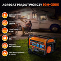 Extralink Power generator EGH-3000 hybrid, 3kW 1F