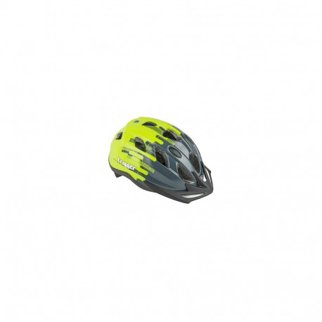 Author Trigger Inmold Helmet, Grey/yellow neon matt, 52-56 cm