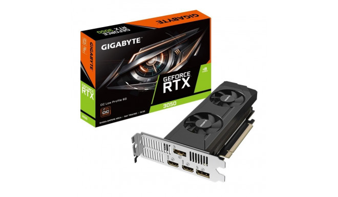 Gigabyte Graphics Card||NVIDIA GeForce RTX 3050|6 GB|GDDR6|96 bit|PCIE 4.0 16x|Memory 14000 MHz|GPU 
