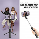 Crong tripod-selfie stick SelfieGo Lite Bluetooth, black