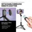 Crong tripod-selfie stick SelfieGo Lite Bluetooth, black