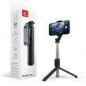 Crong tripod-selfie stick SelfieGo Lite Bluetooth, black