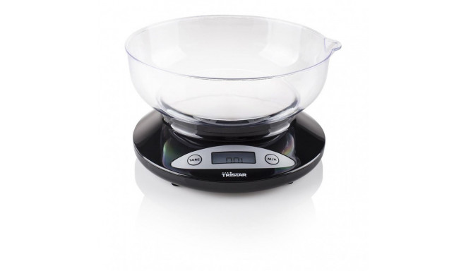 Tristar Kitchen scale KW-2430 Maximum weight (capacity) 2 kg, Graduation 1 g, Display type LCD, Blac