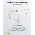 Goobay luup LED valgustuse & klambriga 6W, valge