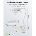 Goobay luup LED valgustuse & klambriga 6W, valge