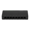 SWITCH LANBERG DSP2-1008-12V 8X 1GB/S UNMANAGED GIGABIT ETHERNET DESKTOP 12V