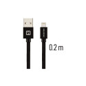 USB kaabel Swissten USB-A - Lightning, 0.2m