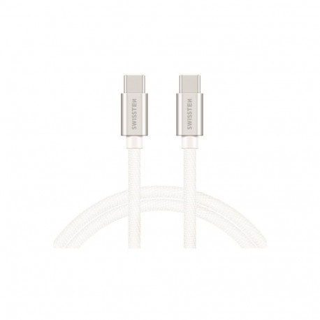 USB kaabel Swissten USB-C - USB-C, 2m, hõbe