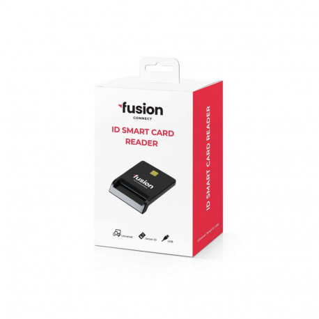 Fusion ID Card Reader PC | SC | CCID ISO7816 USB black
