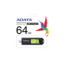 ADATA UC300 64GB USB 3.2 must ja roheline mälupulk