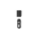 UNIQ Votre Slim laadija USB-C PD 18W MFI + USB-C-Lightning kaabel süsimust