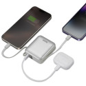 PowerBank 3in1 Bazic Fusion Mini 10000mAh cable USB-C/Lightning gray