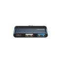 USAMS adapter HUB USB 2.0/USB 3.0/USB-hall SJ490HUB01 (US-SJ490)