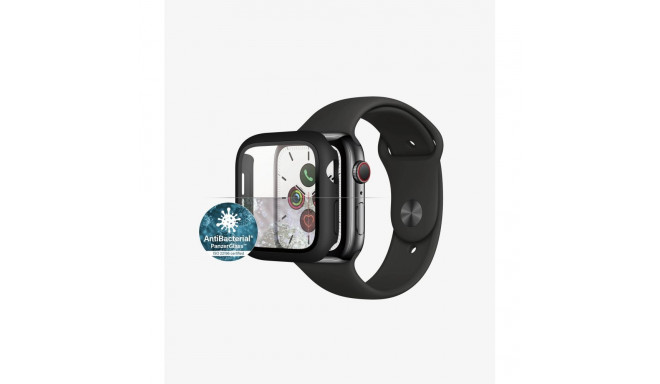 PanzerGlass täiskaitse Apple Watch 4/5/6/SE 40mm must/must AB