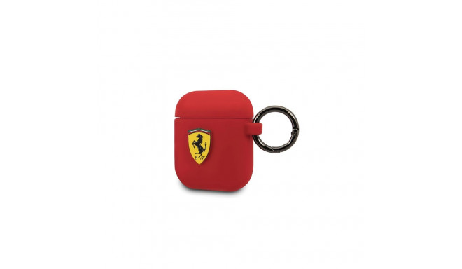 Ferrari FESACCSILSHRE AirPods kate punane silikoon
