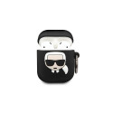 Karl Lagerfeld KLACCSILKHBK AirPods kate must silikoon Ikonik