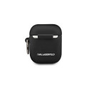 Karl Lagerfeld KLACCSILKHBK AirPods kate must silikoon Ikonik