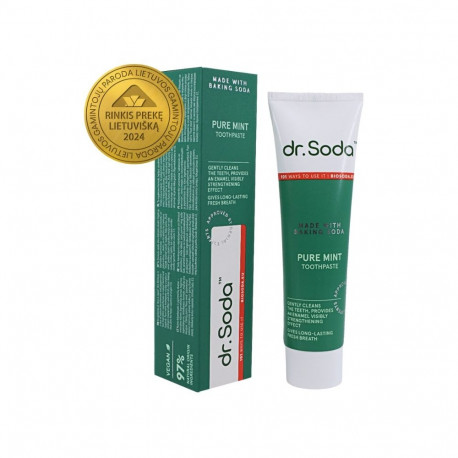 Soda | Toothpaste "Pure Mint", 100 ml | dr. Soda