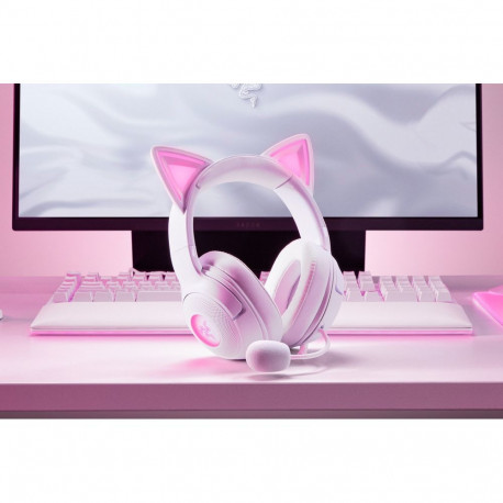 Razer peakomplekt Kraken Kitty V2 juhtmega kõrvapealne