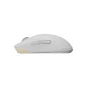 Genesis Zircon 660 PRO juhtmevaba/juhtmega mängurihiir 2.4 GHz, Bluetooth, USB valge