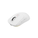 Genesis Zircon 660 PRO juhtmevaba/juhtmega mängurihiir 2.4 GHz, Bluetooth, USB valge