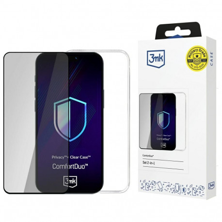 3MK ComfortDuo Privacy Clear komplekt Samsung Galaxy S25 Ultra jaoks