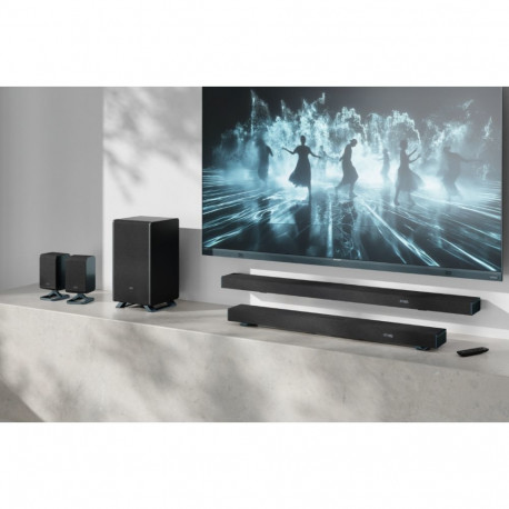 Sharp | 2.0.2 Wireless Rear Surround Speakers | HT-SPR52021(BK)