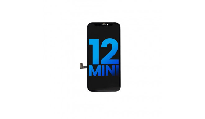 INCELL ekraan Apple iPhone 12 Mini must (täisteenusosa)