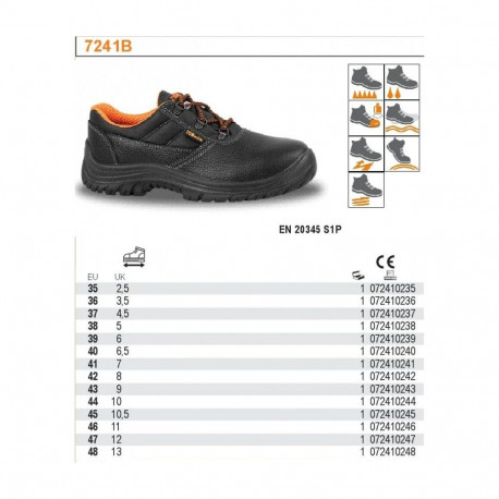 BETA WORK LEATHER LOW SHOES 7241B/44