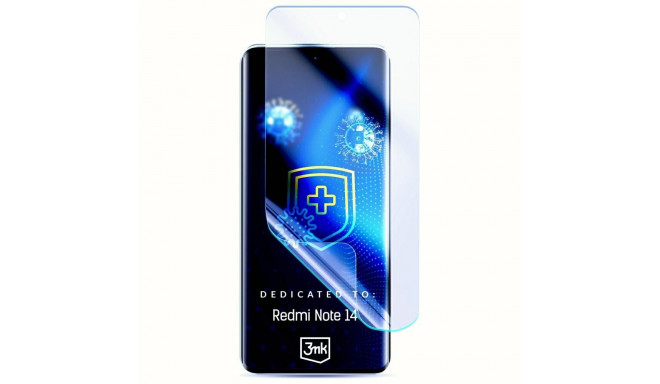 3MK SilverProtect+ Redmi Note 14 5G Wet-Install Antimicrobial Film