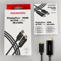 AXAGON | Active cable | DisplayPort to HDMI | 1.8 m AXAGON | Active cable | DisplayPort to HDMI | 1.8 m
