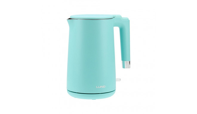 LUND ELECTRIC KETTLE 1.5L TURQUOISE COOL TOUCH