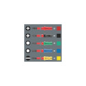 18-piece tool set for electricians WERA KK VDE