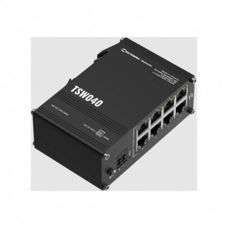 Teltonika | Industrial Switch | TSW040 | Unmanaged | DIN rail mountable | 10/100 Mbps (RJ-45) ports 