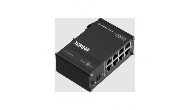 Teltonika Industrial Switch | TSW040 | Unmanaged | DIN rail mountable | 10/100 Mbps (RJ-45) ports qu