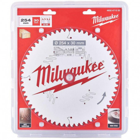 MILWAUKEE CIRCULAR SAW 254x30x3.0x60 with CSB