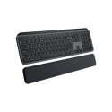 Logitech MX Keys S juhtmevaba klaviatuur + randmetugi, Bluetooth, valgustatud, US, grafiit