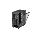 Deepcool Korpus CC560 V2 Must Midi-Tower Toiteplokita ATX PS2
