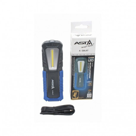 ASTA RECHARGEABLE LED COB LAMP 240LM WITH MAGNET