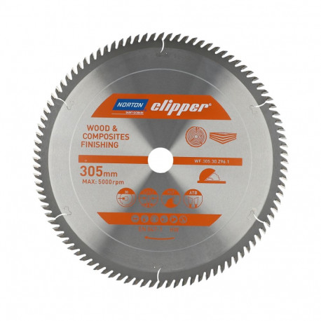 NORTON ketassaag 305mm x 30mm x 96z puit ja komposiidid ATB (3.2 / 2.2)