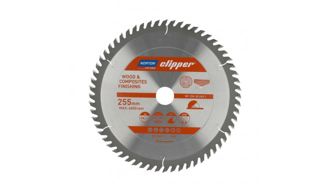 NORTON ketassaag 255mm x 30mm x 60z puit ja komposiidid ATB (3.2 / 2.2)