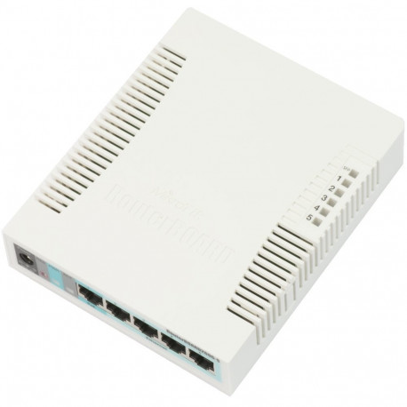 MikroTik võrgulüliti RB260GS veebihaldusega lauapealne, 1 SFP-port, 1 PoE-port