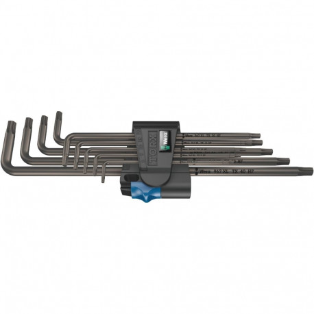 Hexagon wrench set WERA 967/9 TX XL HF 1 Torx