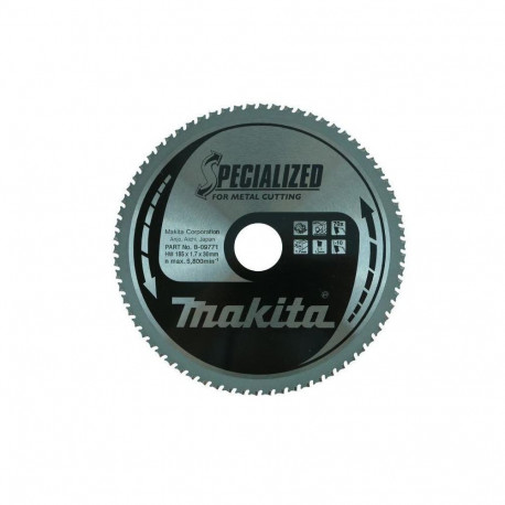 Cutting disc for metal 185x30 T70 1.7mm -10° MAKITA