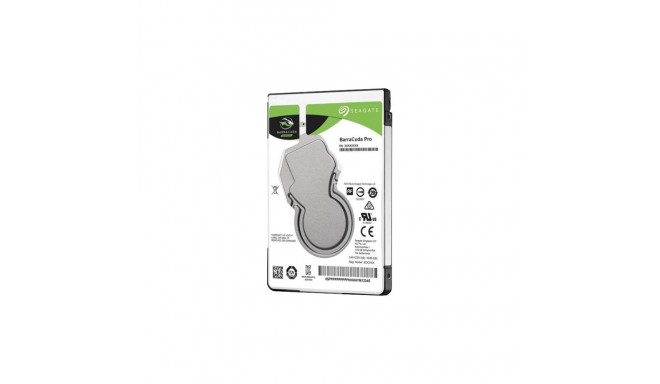 SEAGATE Barracuda 1TB HDD SATA 6Gb/s 7200rpm 6,4cm 2,5-tolline 128Mb vahemälu must