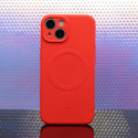 Simple Color Mag case for iPhone 16e red